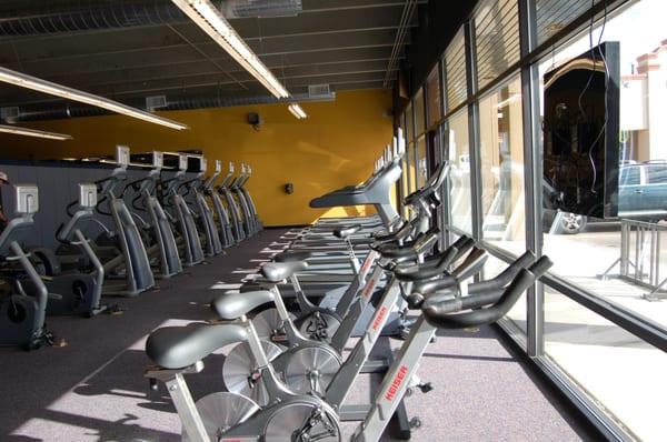 Precor Cardio...All with personal TVs