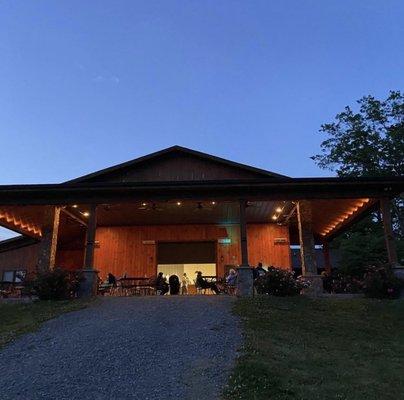 Our back patio is quite magical in the evenings.