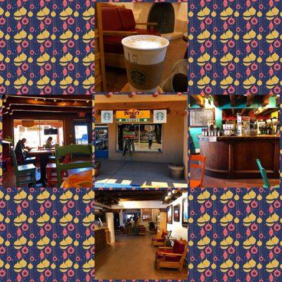 Montage of images from Noula's Coffee Shop