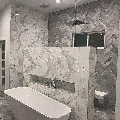 Large Format Bathroom Tile