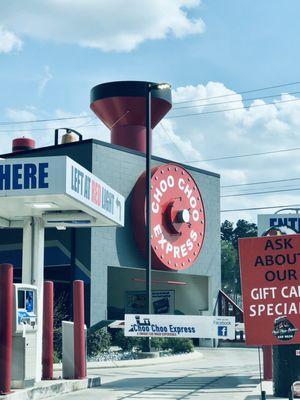 Cute automatic car wash entrance