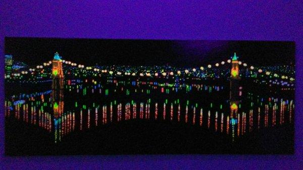 Roebling Bridge by Tom Bacher. #yelpcincy #westonartgallery