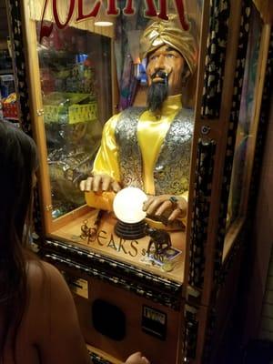 They also have a Zoltar fortune telling machine.