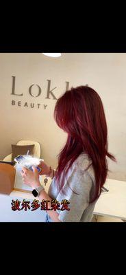 Women hair color