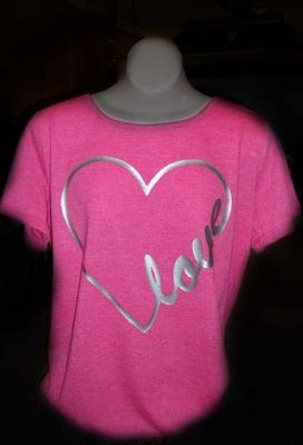 Use this fun design or customize your shirt with your name or your sweetheart's name.