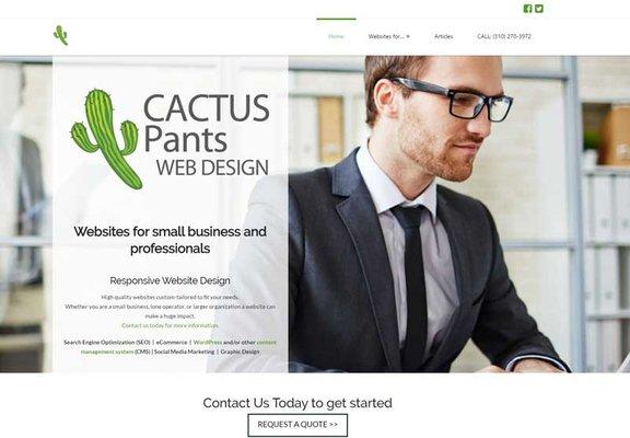 Cactus Pants Web Design - websites for small business and professionals