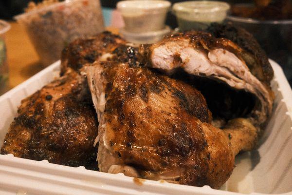 whole chicken (chopped)