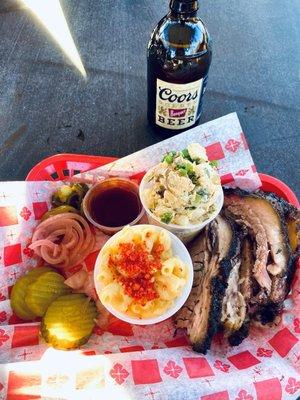 Brisket meat platter