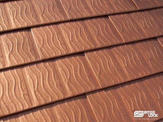 Interlock Shingle Roof (Aged Copper)