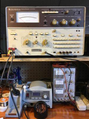 Our Sound Technology 1710A Distortion Measurement system, which is an amazing piece of equipment to evaluate & monitor output distortion