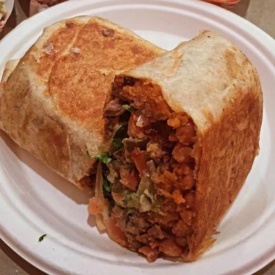 Supreme burrito de carné asada