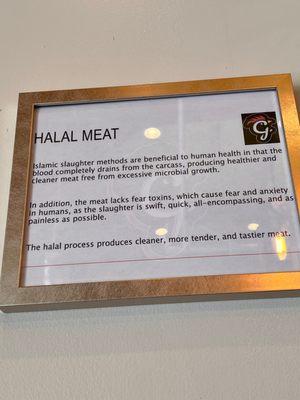 Zabiha Halal Meat!