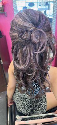 Purple hair colors style color