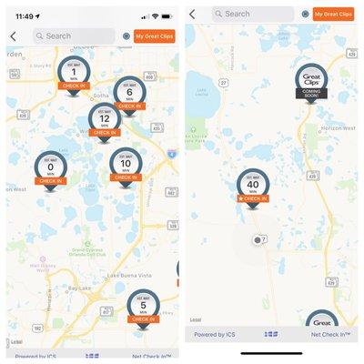 All of the Great Clips in the surrounding area vs this particular Great Clips. HIRE MORE STYLISTS!!!