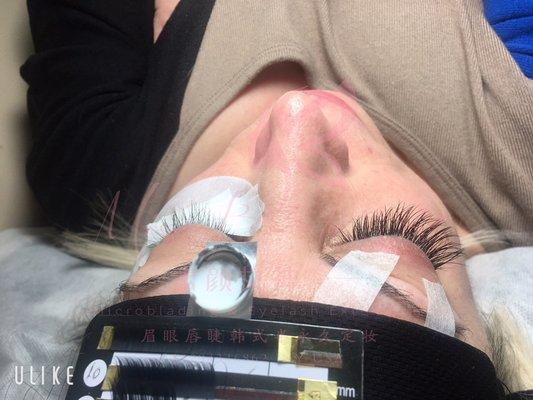 eyelash extensions cateye