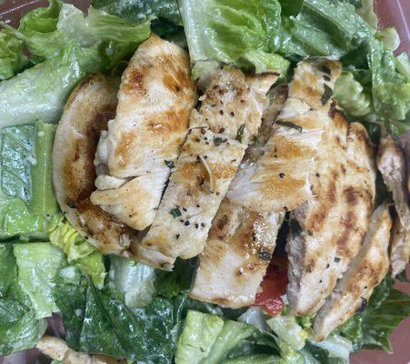 Grilled Chicken Caesar salad to-go, Gluten Free (no croutons)