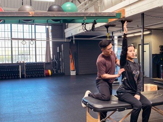 Assessing overhead mobility for optimal shoulder health