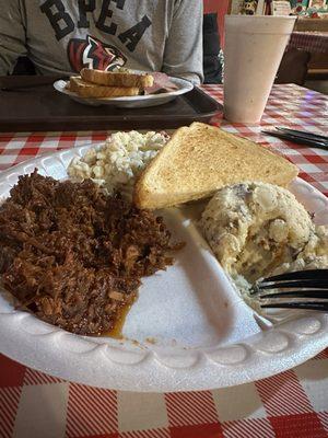 Chopped Beef Brisket Plate