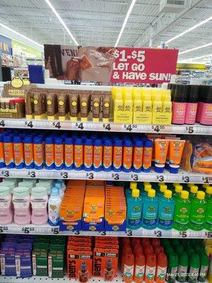 Sun Bum products? On the top shelf.