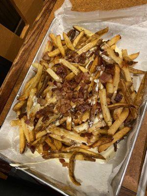 Bacon cheese fries