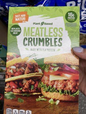 Plant Based Meatless Crumbles