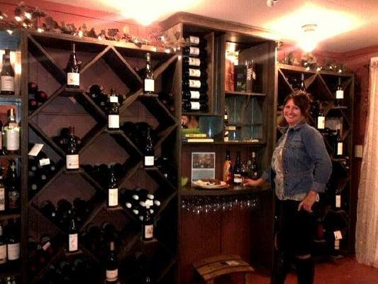 The Wine Cellar of Yelm - the best little wine store in town!
 With our Wine Maven - Anne Marsh.