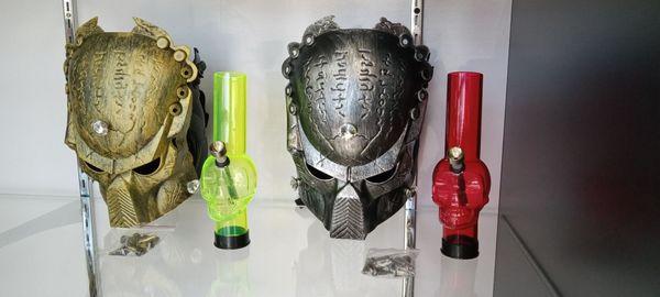 Predator gas mask.