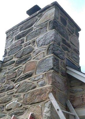 Ridge Pointing/Stone Chimney