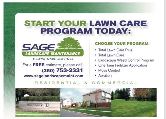 Lawn care programs