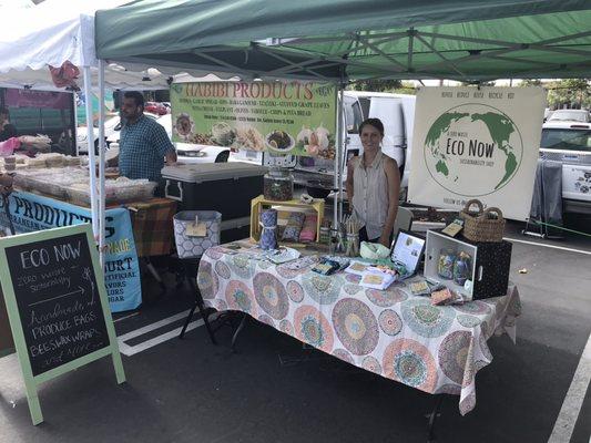 Our tent at the SoCo market!