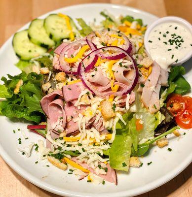 CC house salad with ranch