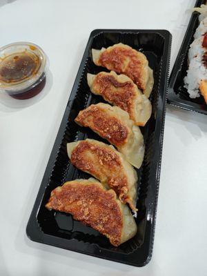 Gyoza! Crispy and flavorful