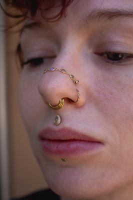 Yellow gold and Labradorite dreams!
Jewelry upgraded by Aubrilynn.