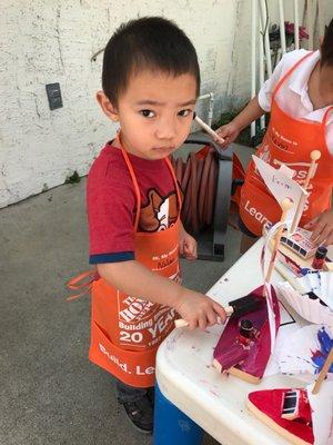 Boat building with Home Depot