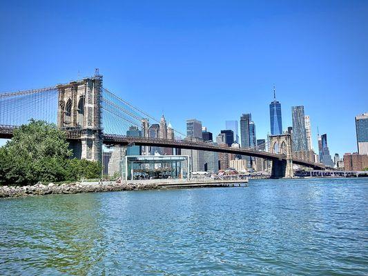 The Brooklyn Bridge from Dumbo, looking in to Manhattan