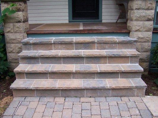 Custom Steps & Paver Walkway