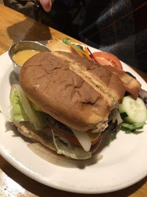 Chipotle bbq veg burger