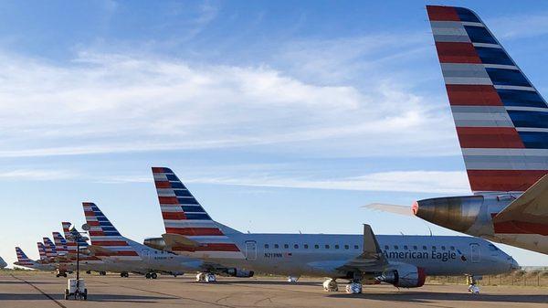 The Compass Airlines Eagle birds... victims of the COVID-19 crisis. Better days ahead ladies. Great workin with ya the past 5 years.