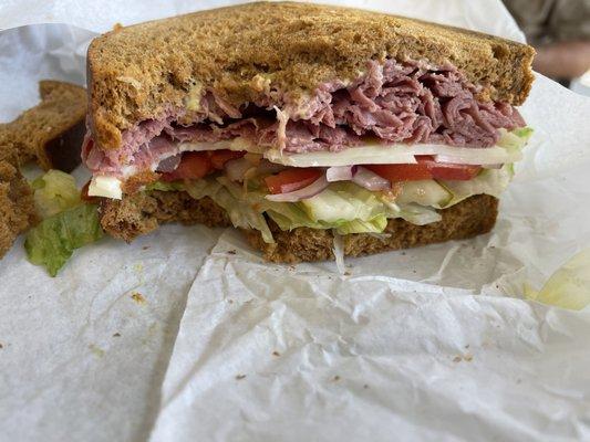 corned beef and swiss