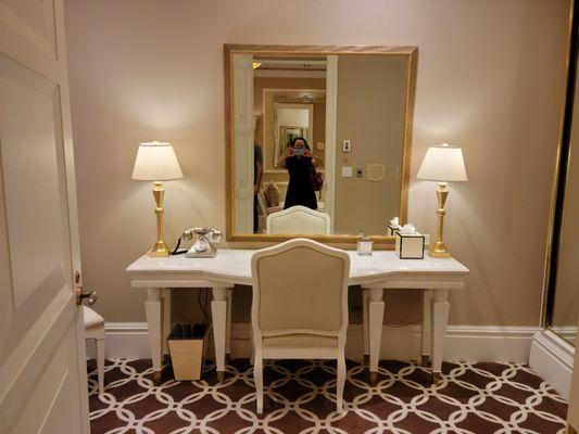 Bridal dressing room