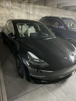 Tesla Model 3 bumper fixed