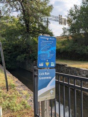 Lick Run Greenway