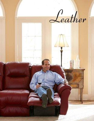 Experience the luxurious characteristics & subtle softness of top-grain leather as you relax in ultimate comfort.