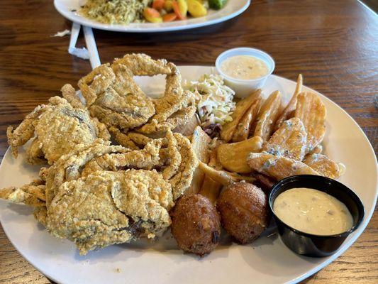 Fried Soft Shell Crabs