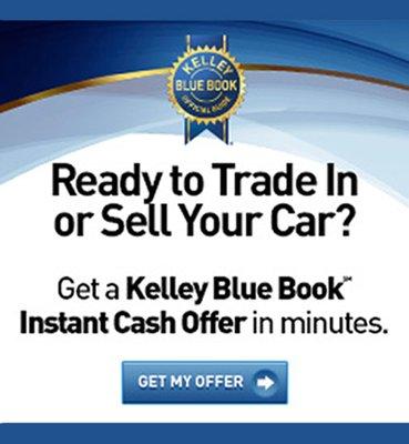 We are an authorized Kelly Blue Book Trade In Marketplace Buying Center. Even if you don't buy a new car from us, we'll buy your current car