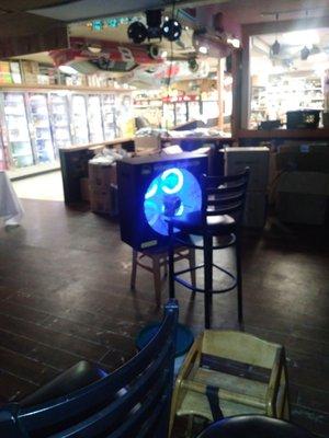 Hydroxyl machine used to sanitize the air in a pub.