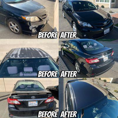 Unleash the hidden beauty of your vehicle with our exclusive Before & After Paint Restoration Service!