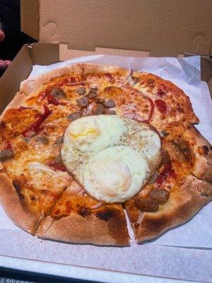 breakfast pizza