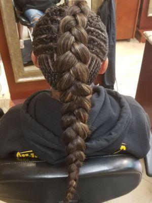 Some nice healthy braids and long term style for the kids