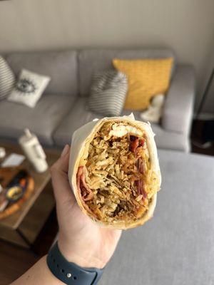 Bacon Breakfast Burrito